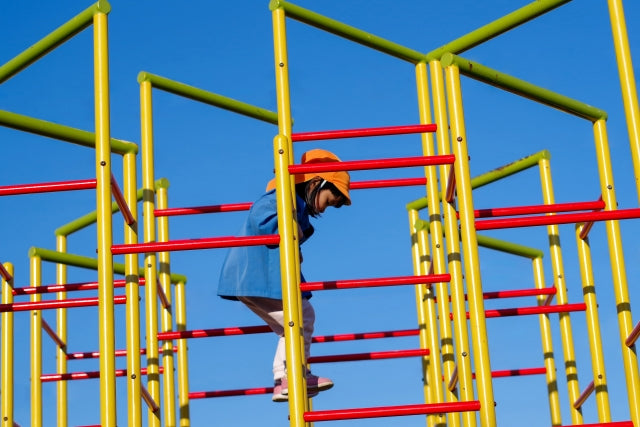 ジャングルジムが育てる、子どものからだと心の成長