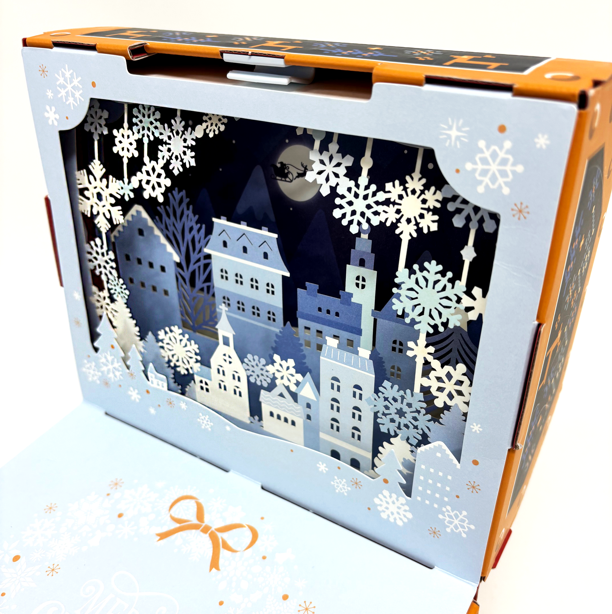 ギフトゥール【宝箱】クリスマス(雪景色) Sサイズ