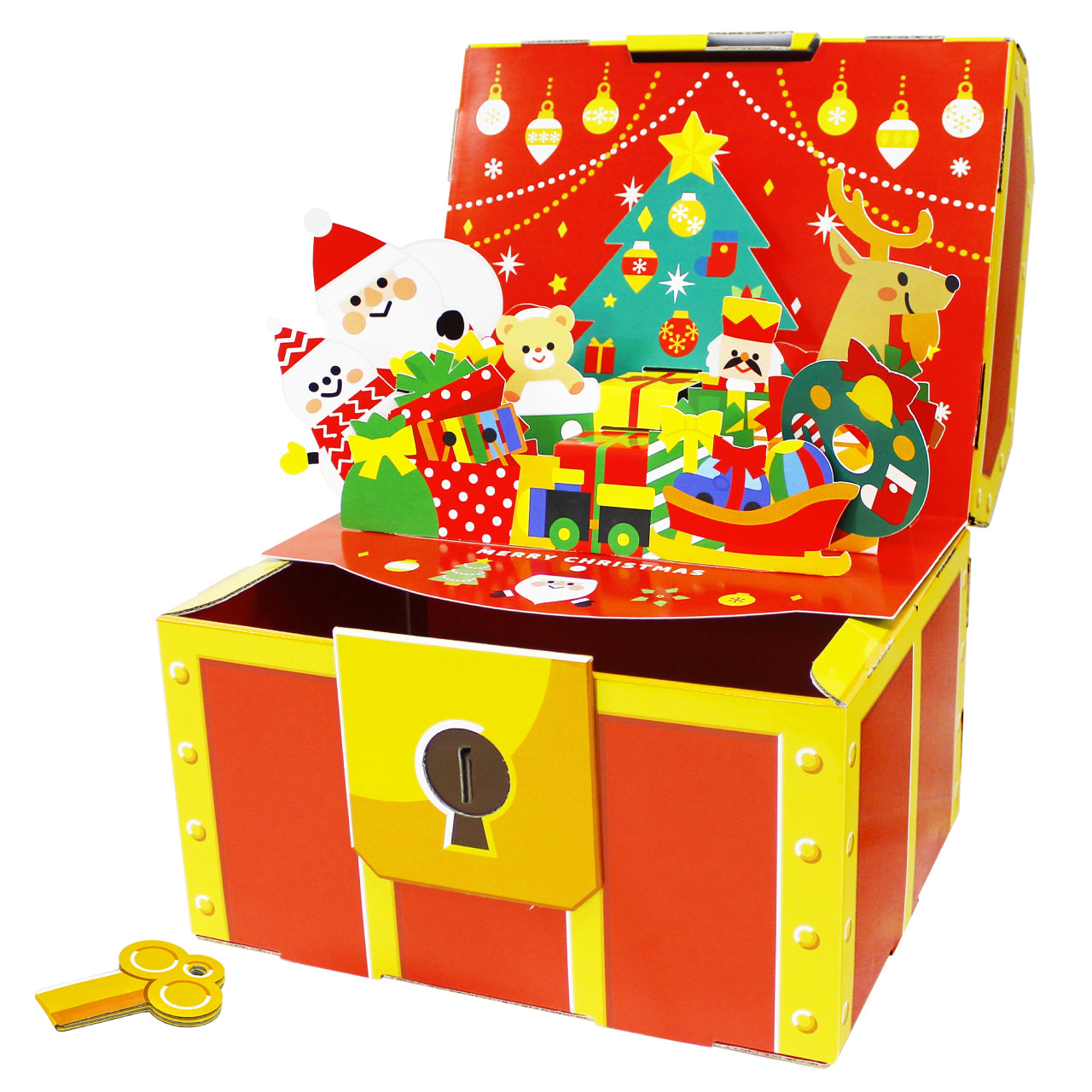 ギフトゥール【宝箱】クリスマス(新型サンタ)Mサイズ【2025年版】
