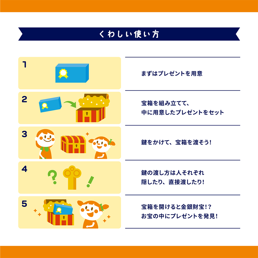 ギフトゥール【宝箱】クリスマス(雪景色) Sサイズ