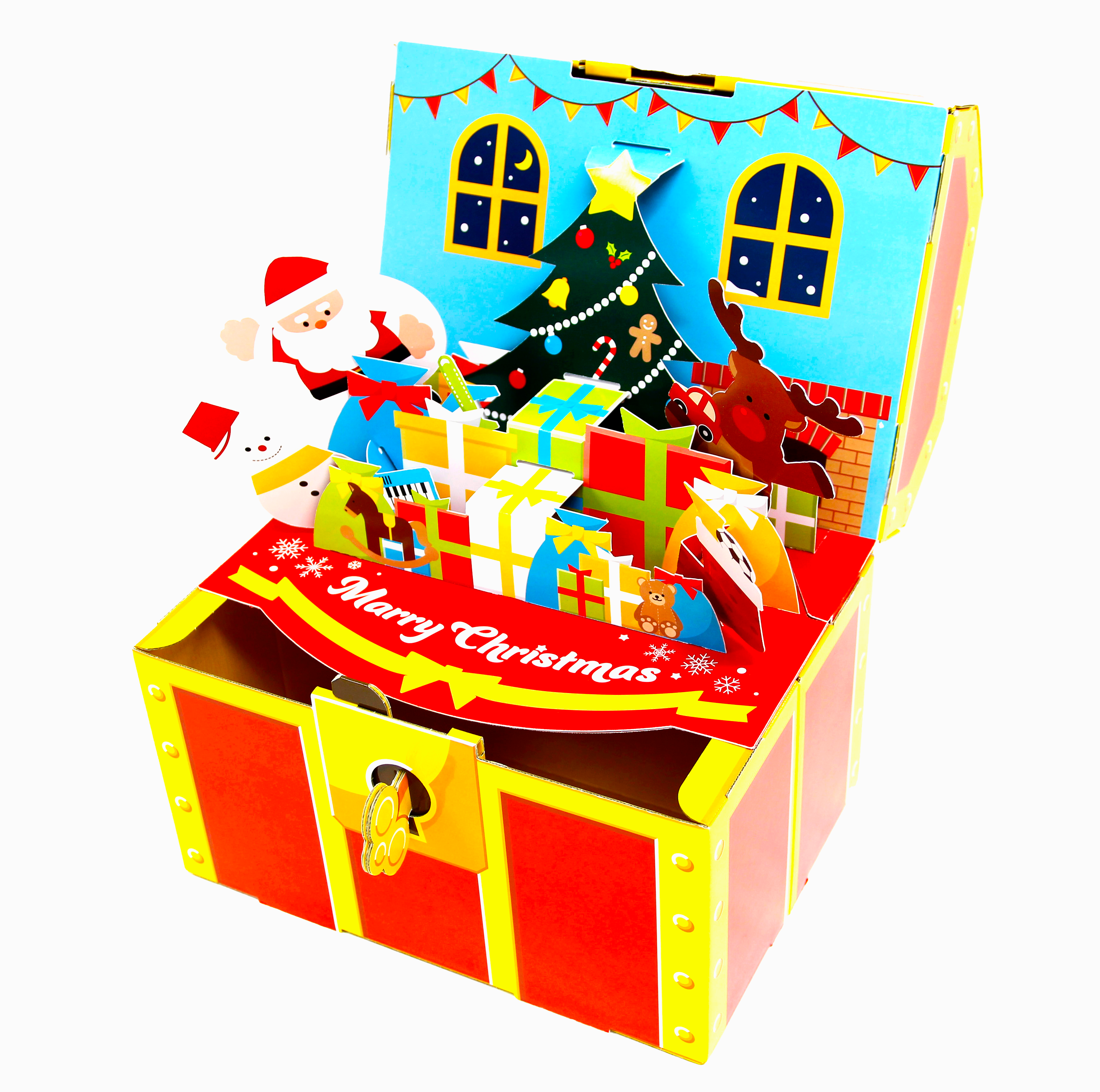 ギフトゥール【宝箱】クリスマス(サンタ)