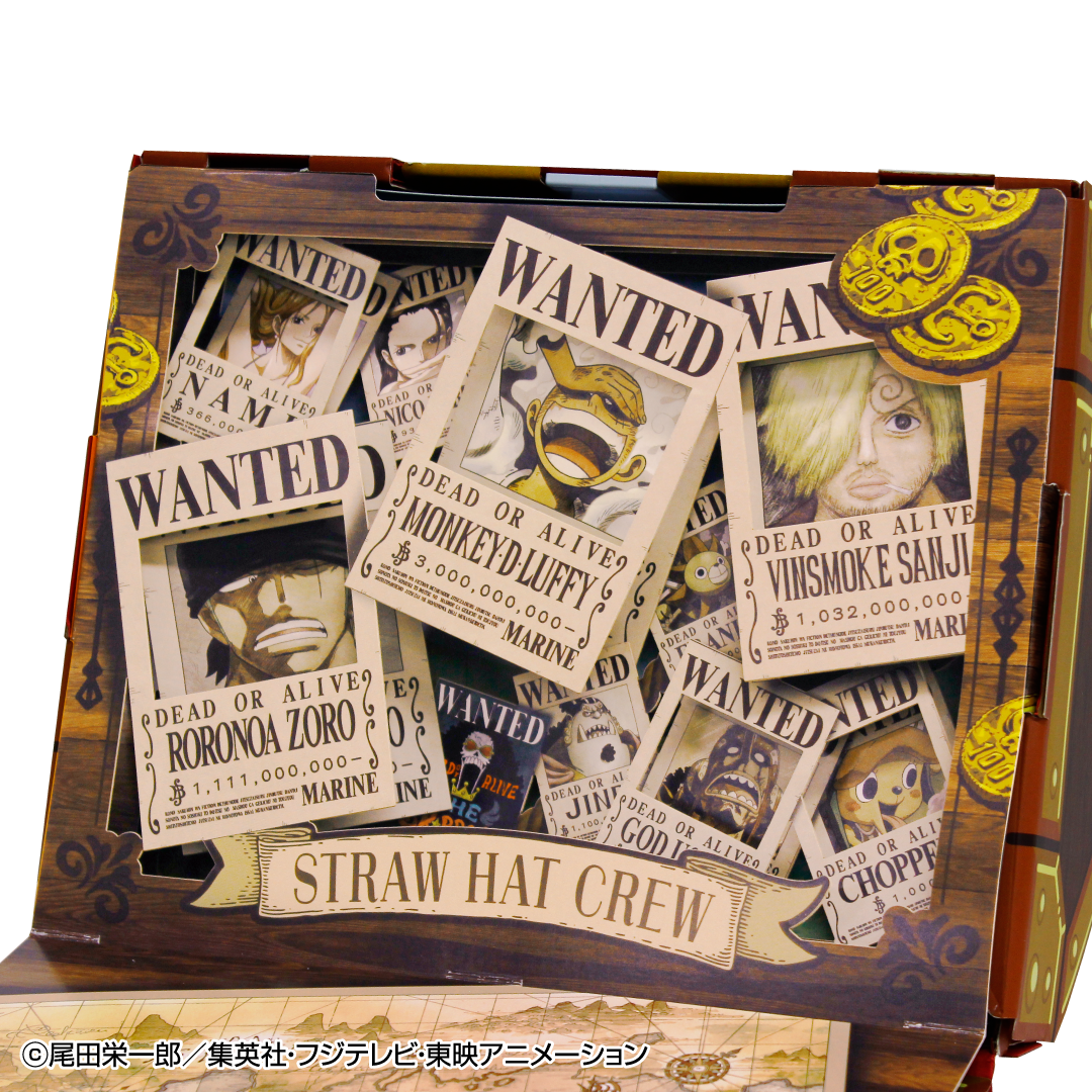 ギフトゥール【宝箱】ワンピース限定デザイン（手配書）　Sサイズ